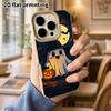 Phone Case: Lambskin 2D Flat Samsung Galaxy A34 A35 M05 M06 S20 S22 S21 FE Plus 5G protective case, featuring pumpkin lantern ghosts, Christmas and Ha