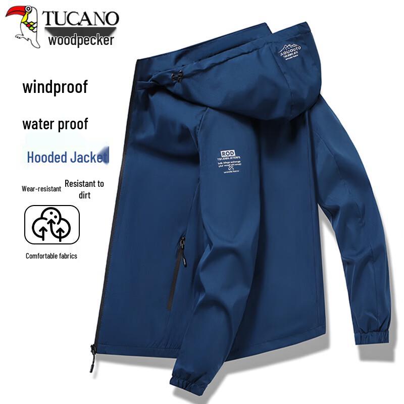 

TUCANO Men s Loose Fit Hooded Jacket 2XL