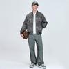 Mark Fairwhale Herren Batik Distressed Baseballkragenjacke