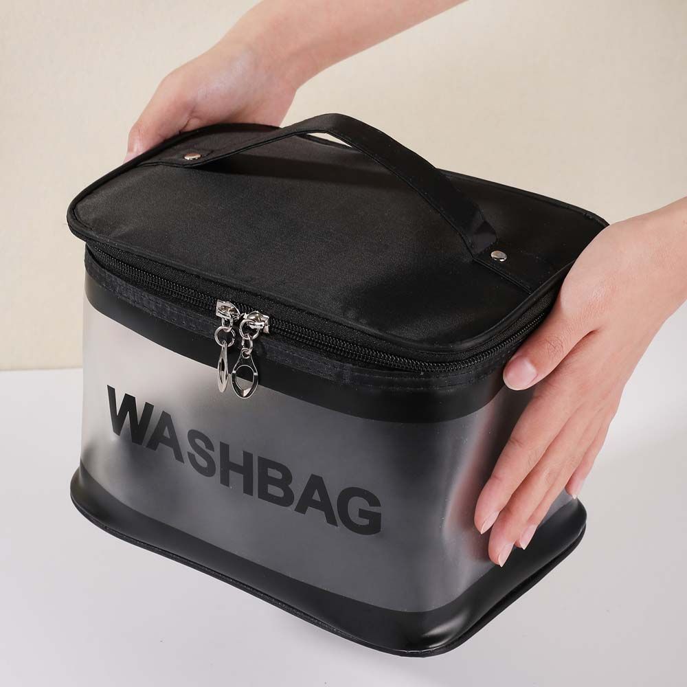 Travel Handbag Wash Bag PVC Cosmetic Organizer Cosmetic Storage Bag Makeup Bag Toiletry Bag