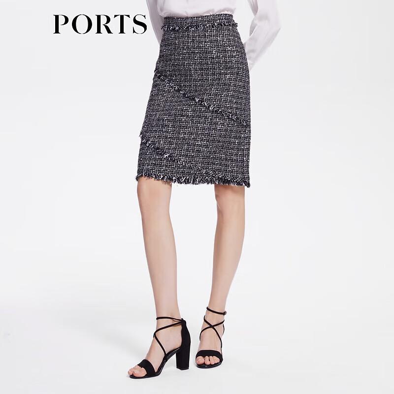 PORTS Women s Elegant Tassel Midi Skirt M