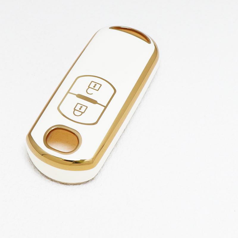 2 Buttons Tpu For Mazda 2 3 6 Axela Atenza Cx-5 Cx5 Cx-3 Cx-7 Cx8 Cx-9 Car Key Case Cover Shell Fob Holder Keyless Protector