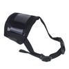 Soft Fabric Dog Mouth Cover with Side Strap and Front Air Panel for Training Routine and Public Daily Use Support