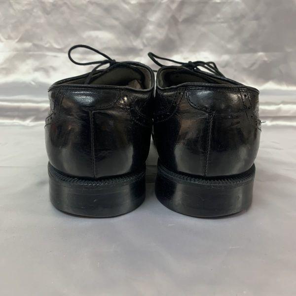 Regal Straight Tip Leather Dress Shoes Black 25.5 EE(USED)
