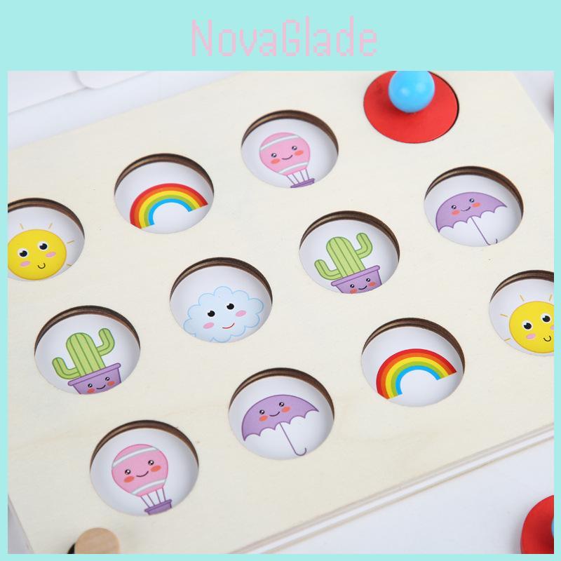 Nonelectric Wooden Brain Teaser Game For Kids With Creative Focus Development