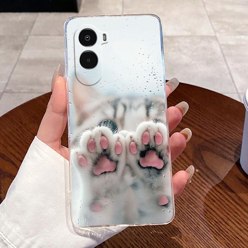 For Poco M7 4G Luxury Dragon Cute Cool Boy Girls Soft Silicone Phone Case Back Cover For Xiaomi Poco M7 4G Transparent TPU Shell