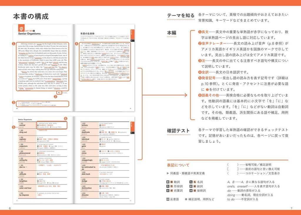 [Audio App Compatible] Eiken Grade Pre-1 Vocabulary and Phrases To Remember Through Sentences, 4th Edition (Obunsha Eiken Book)