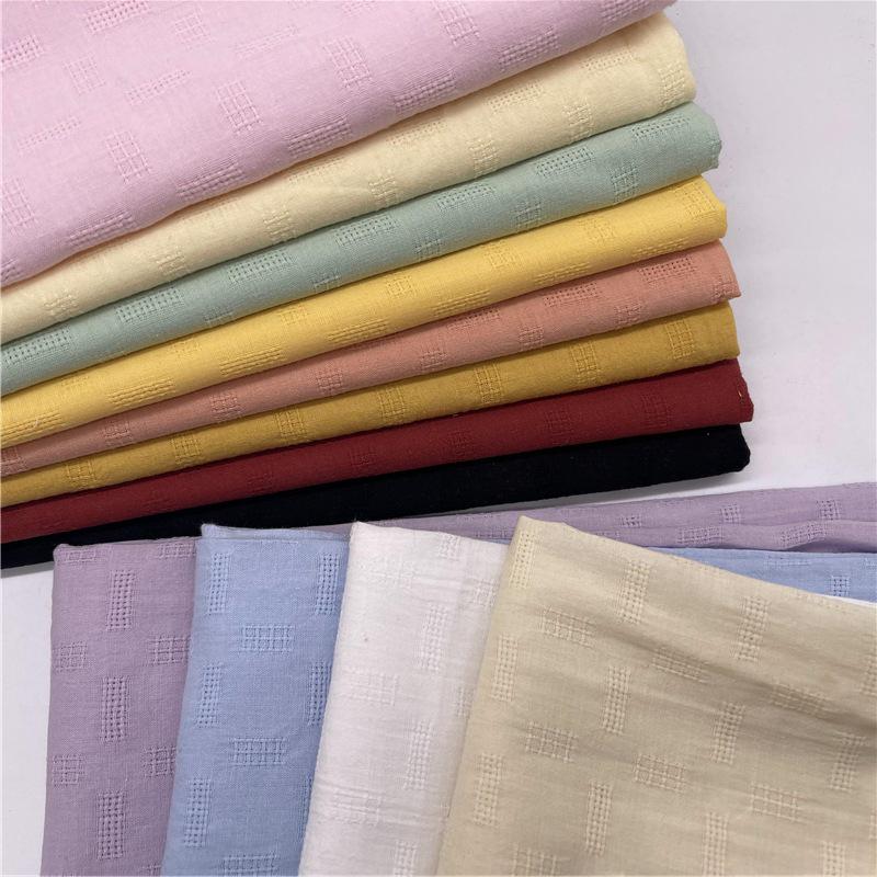 100% Cotton Jacquard 100g Soft Hanfu Fabric for Children's Spring/Autumn Classical Robe Dress