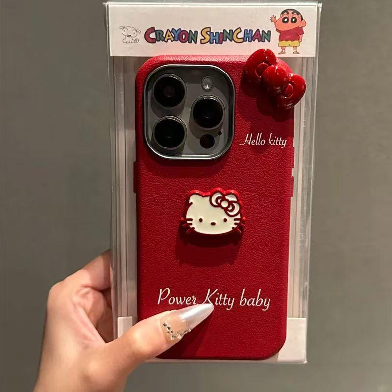 Simple Hello Kitty Apple 16 Pro Max/15 Pro Shockproof 12 Pro Trendy 13 Pro Phone Case 14 Pro New