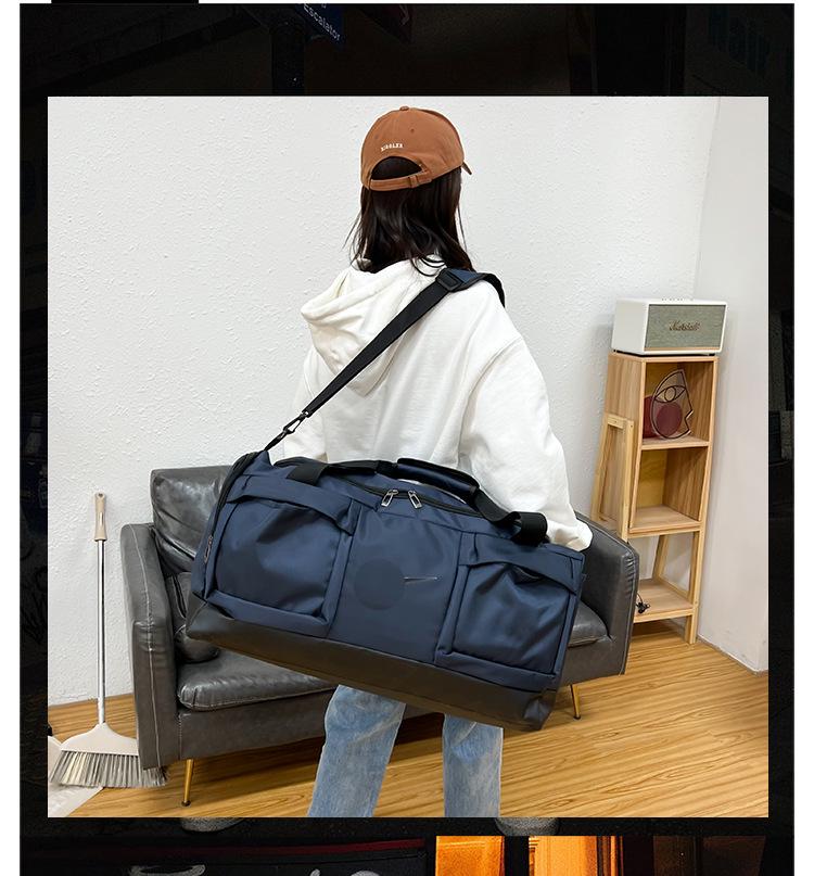 Trendy Large-Capacity Sports Duffel Bag for Fitness or Business Trips