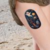 12pcs Temporary Tattoo Halloween Decor Temporary Tattoo Stickers Spooky Stickers Waterproof Long-lasting Body Stickers For
