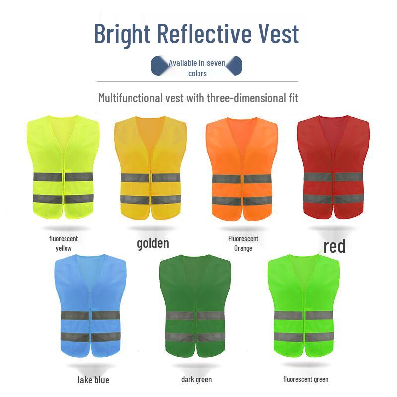 Reflective Safety Vest & Jacket for Night Work and Cycling