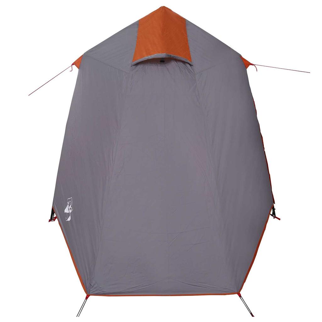 Tunnel Tent Gray and Orange 475 x 220 x 192 cm