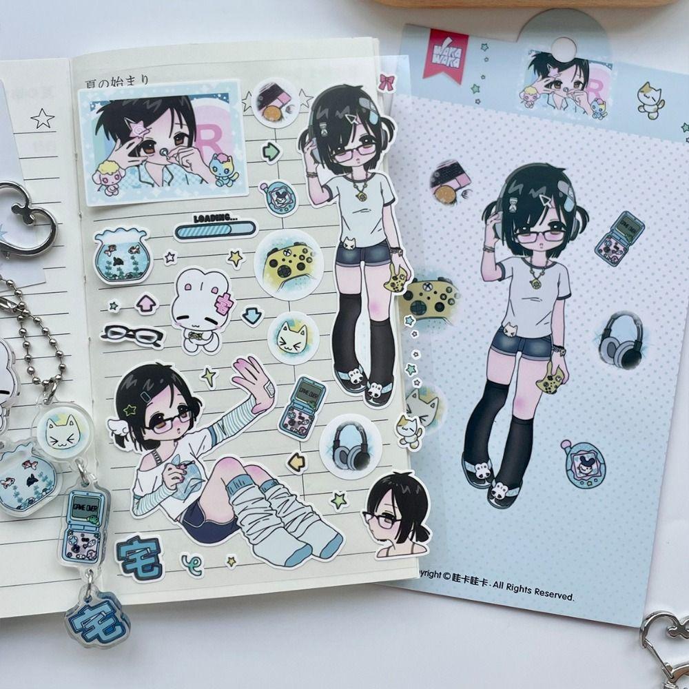 DIY Stickers Scrapbooking Stickers Kawaii Millennium Anime Story Stickers Phone Craft Stickers