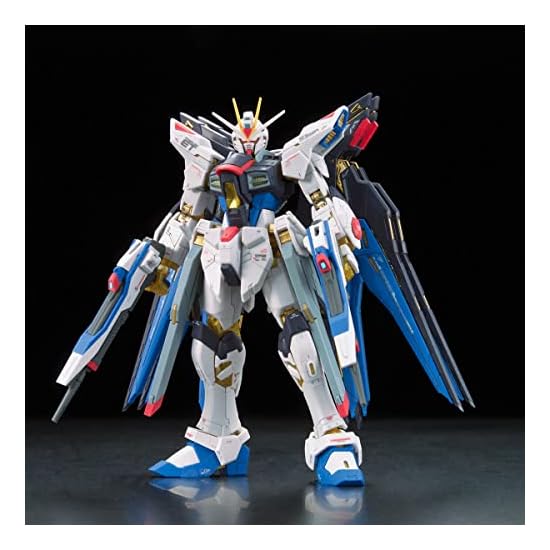 BANDAI SPIRITS RG Mobile Suit Gundam SEED DESTINY ZGMF-X20A Strike Freedom Gundam 1/144 Scale Color-