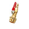 High Pressure Washer Gun Ball Calve Water Switch Copper Pipe Joint Nozzle Valve Plug Fittings 3/4 Male And Female Thread