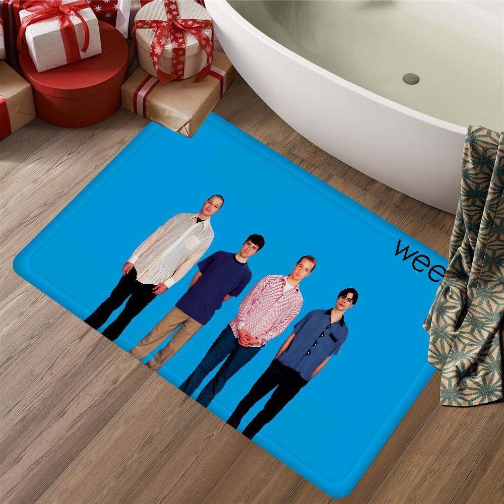 Rock Band W-Weezer Kitchen Mat Cheaper Anti-slip Modern Living Room Balcony Printed Modern Home Decor