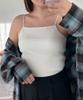 WEGO Nachyu Solid Korean Adult Size M Women's Camisole, Cup-in Cami, Color, Simple, Casual, Style, Clothing, Gift, Spring/Summer, Autumn/Winter,
