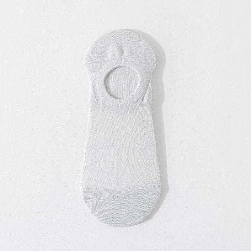 

Мужские тонкие прохладные сетчатые дышащие нескользящие бесшовные невидимые носки для весны и лета 1 pair светло-серый