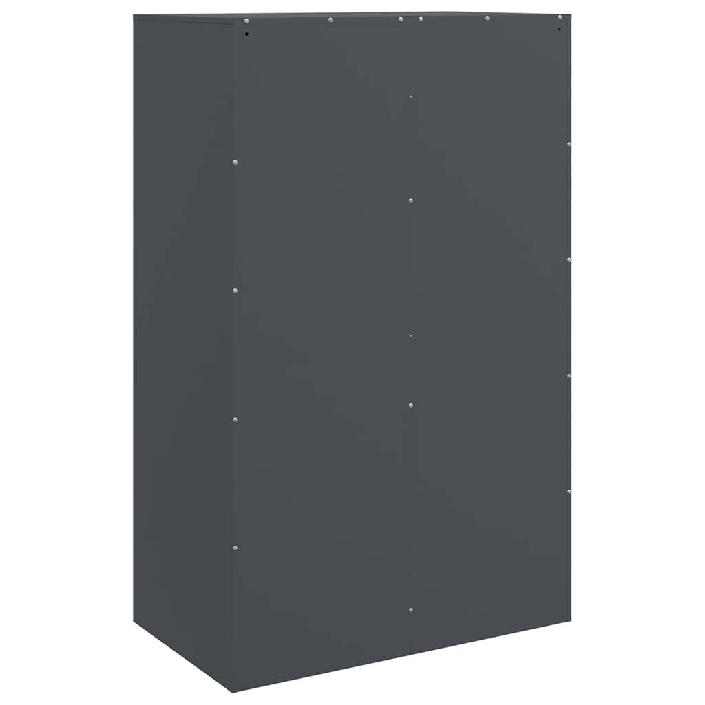 Sideboard Anthracite 67 X 39 X 107 Cm Steel