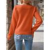 YYFS Women's Fashion Casual Spring Fall Solid Color Print Long Sleeve One Shoulder Sweaters