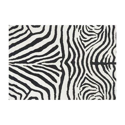 Nordic Fluffy Plush Carpets for Living Room Light Luxury Zebra Pattern Bedroom Decor Carpet Home Large Area Anti-Slip Lounge Rug