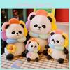 Entzückendes Plüsch-Panda-Spielzeug Weiches Kristall-Samt-Stofftier Perfekt für Kinder und Geschenke
