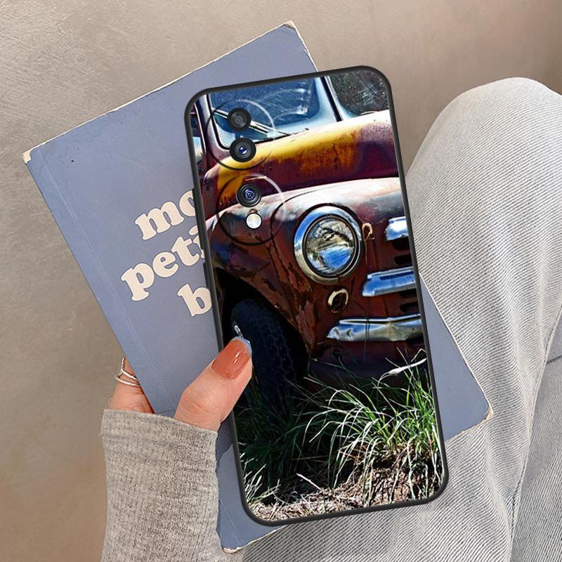 Old Retro Tractors Car Case For Honor Magic 5 6 7 8 Pro Cover For Honor 200 400 Lite 50 70 90 X8a X8b X9a X9b X9c