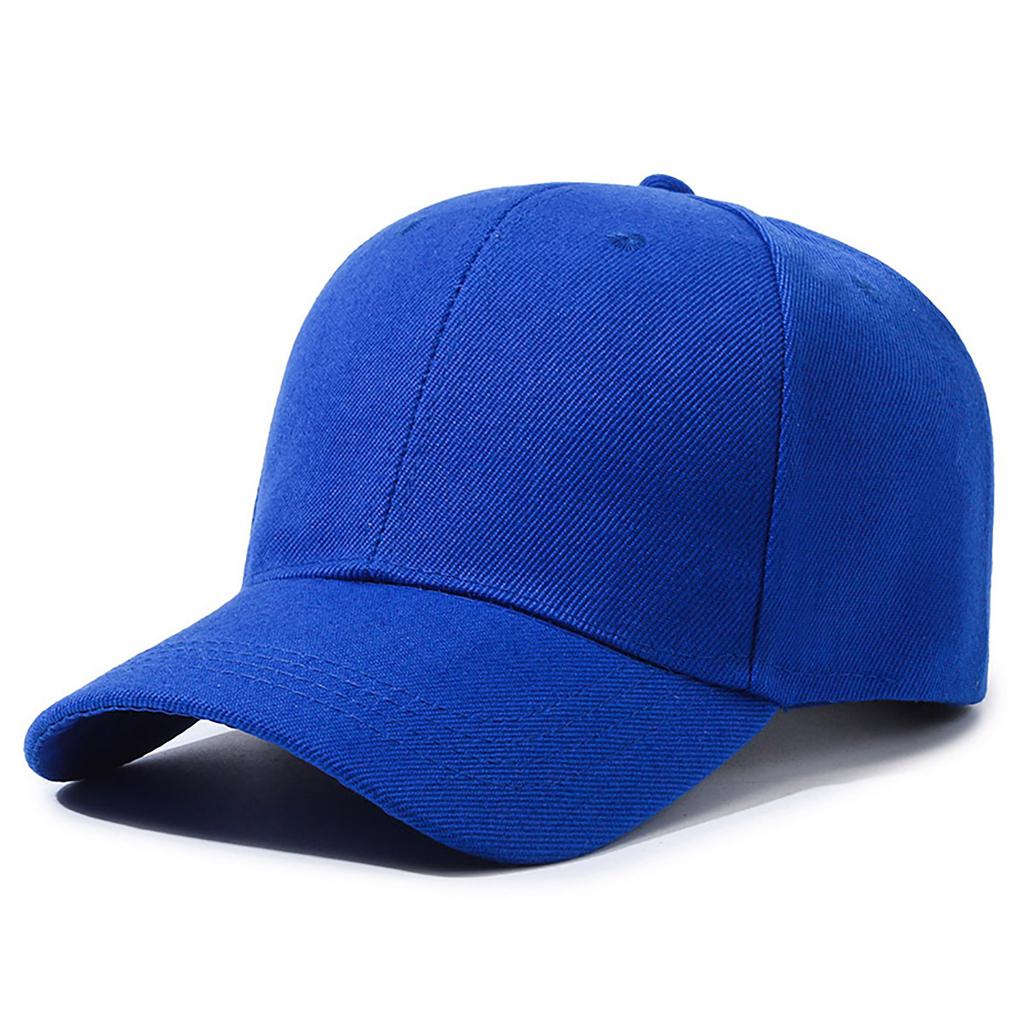 Custom Printed PVC Light Board Adult Baseball Caps Solid Color Peaked Cap Embroidered Logo 6-Panel Adjustable Four Seasons Work