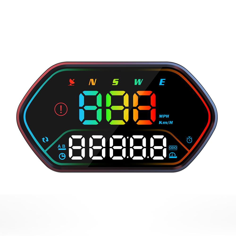 NEWEST Motorcycle OBD2 Head Up Display G25 Vehicle Speed, Clock, and Travel Time Display Outdoor Car Motorcycle Riding Equipment