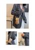Artistic Pastoral Style Retro Straw Crossbody Bag with Key Holder and Phone Pocket - 2025 Trendy Casual Woven Design