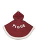 Gelato Pique Holiday Baby Baby Moco Red Poncho, PBNT245439,