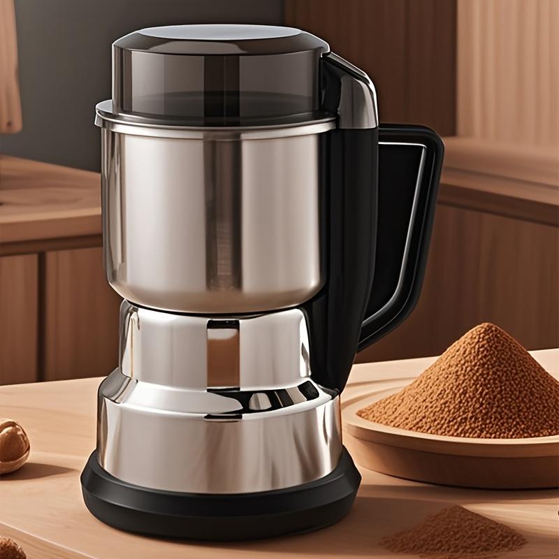Electric Coffee Grinder with Stainless Steel Blade for Beans/Spices/Nuts, Compact & Quiet Design, Ldeal for Espresso/Drip/Cold Brew