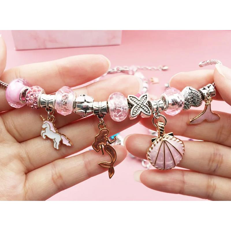 Jewelry Making Kit Bracelets Beads Charms Pendants Gift