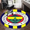 Personalized Fenerbahçe Spor Kulübü Round Chair Office Rug - Perfect for Mat, Office Chair & More - Ideal Gift for Birthdays and Holidays
