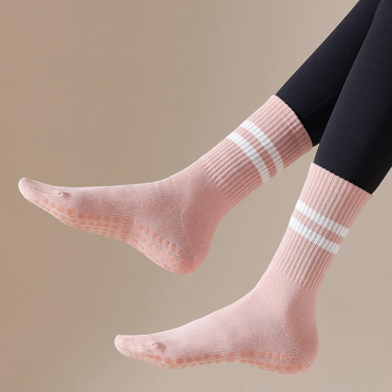 Non-Slip Silicone Indoor Fitness Pilates Women'S Sports Yoga Socks