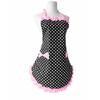 Women's Cake Apron Fashion Bowknot Apron for Women Girls Retro Kitchen Cooking Apron with Pockets Mother's Day Gifts