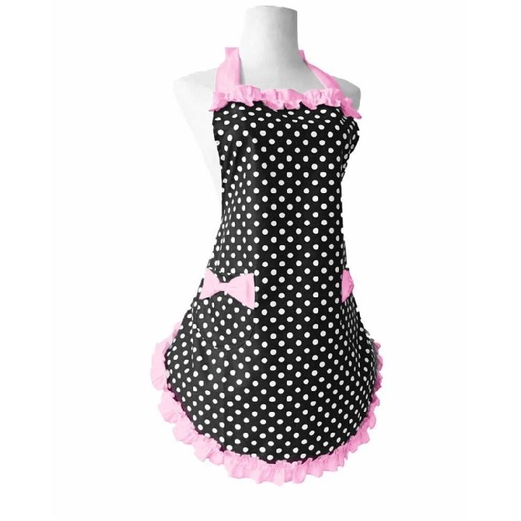 Women's Cake Apron Fashion Bowknot Apron for Women Girls Retro Kitchen Cooking Apron with Pockets Mother's Day Gifts