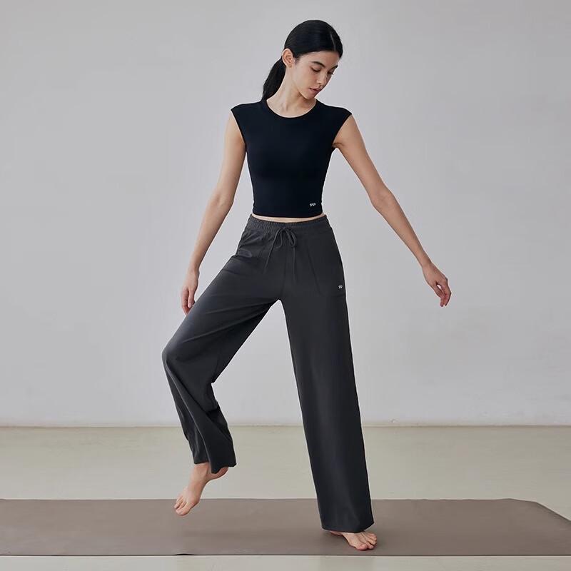 GIGT Women's Straight Wide-Leg Yoga & Sports Pants
