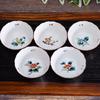 Waza No Stylish Kutani Ware Small Set of with Floral and Plant Made In A Perfect Gift for or Kura Bowls, 5, Designs. High-Quality, Japan. Weddings,