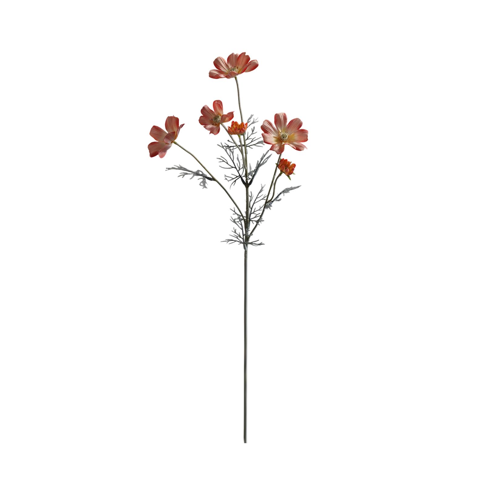 

Artificial Cosmos Flower Stem Realistic Faux Botanical Single Stem with Multiple Blooms for Home Office Decoration Arrangements DIY Projects ONE SIZE