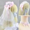 Elegant Anime Butterfly Bows Hair Accessory Costume Headpiece Hair Decoration With Lace For Cosplay And Daily Wear