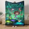 1pc,Amphibia: Magical Mushroom Garden Adventure Home Decor, Couch Blanket, Outdoor, Gift Idea, Bedroom, Living Room, Travel, Camping, Car Use