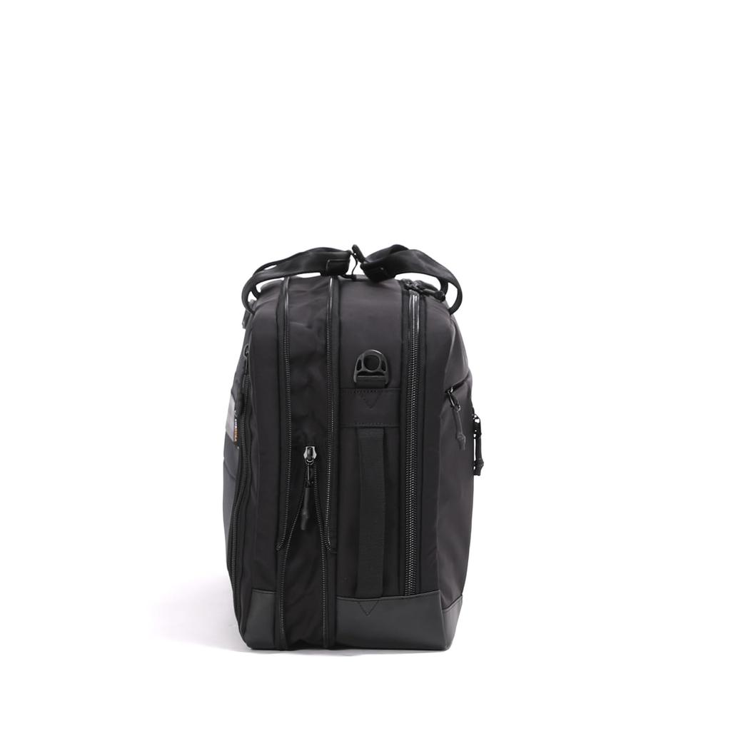 Business Bag BAUERIV 3way Overnighter Extended Gusset Suitable for Business Trips PC Storage 15 Inches Black [BAUERIV]