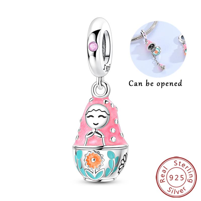 New Original Charms Beads Copper Whale Cross Butterfly Medusa Charm Fit Bracelet Bangle Pendent Woman Jewelry Gift