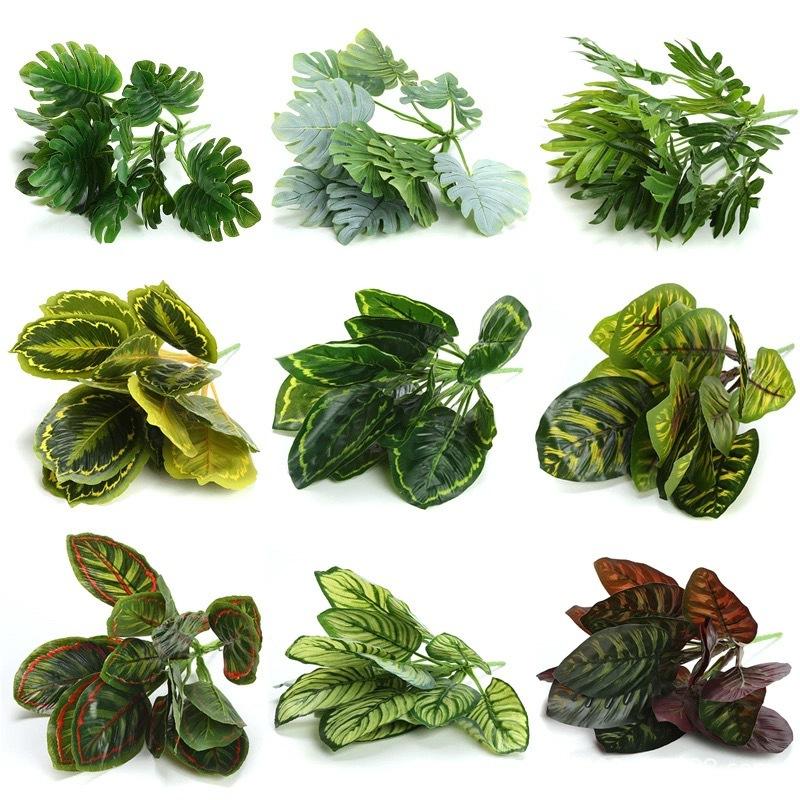 Simulation Plant Wall Green Plant Background Wall Flower Arrangement With Material Fake Flower Green Dill Living Room Small Potted Plant Decorative