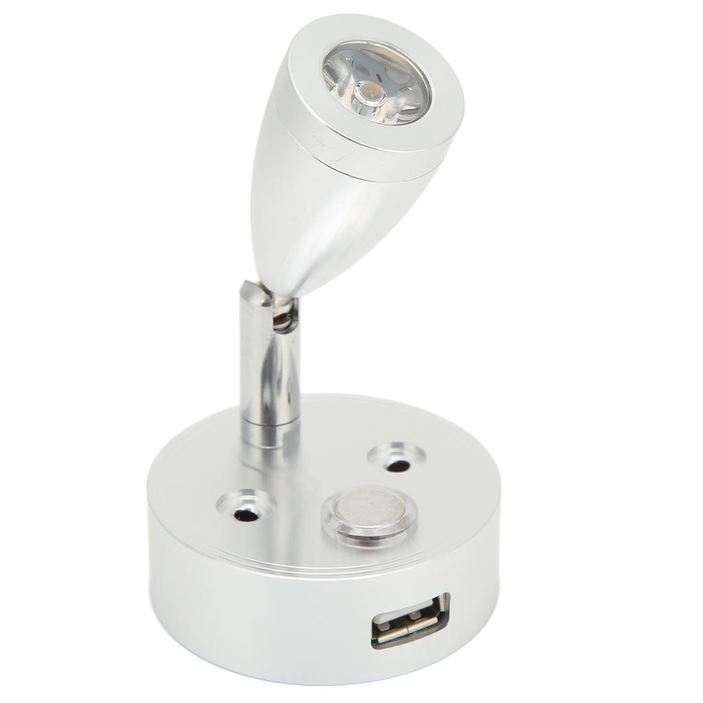 10V?30V RV Reading Light LED Spotlight Bedside Lamp 3500K Warm White for Boat Camper Trailer