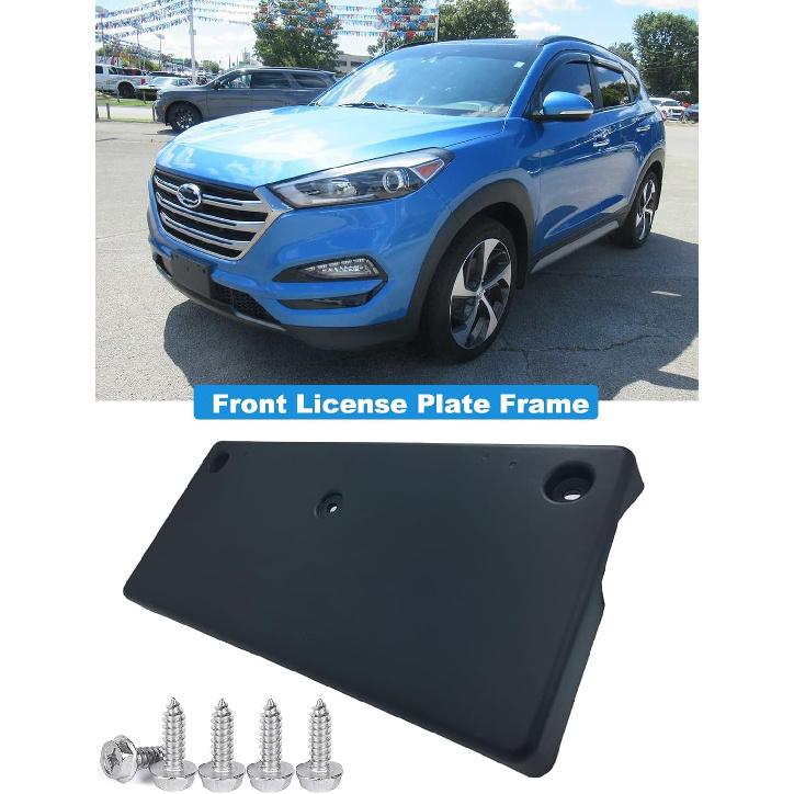 FASTCHE Držák rámečku registrační značky na přední nárazník Kompatibilní s 2016 2017 2018 Hyundai Tucson Rámeček přední registrační značky Nahrazuje OE #