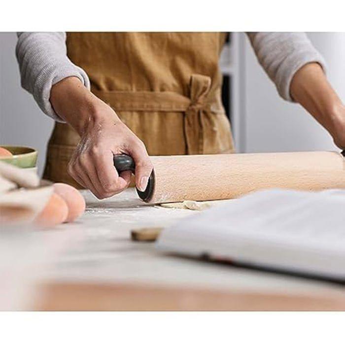 Rouleau à pâtisserie - JOSEPH JOSEPH - Grip-Pin - Ergonomique - Large surface de roulement - Multicolore