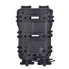 Plastic Magazine Pouch Set Holster for Molle System Vest Outdoor Hunting Camping (Black)
